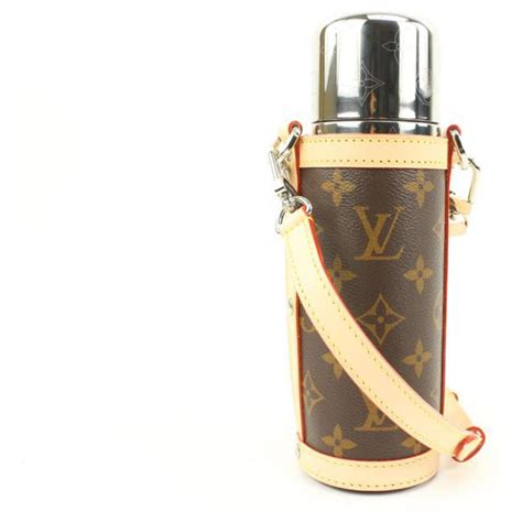 louis vuitton thermos|Louis Vuitton bottle holder.